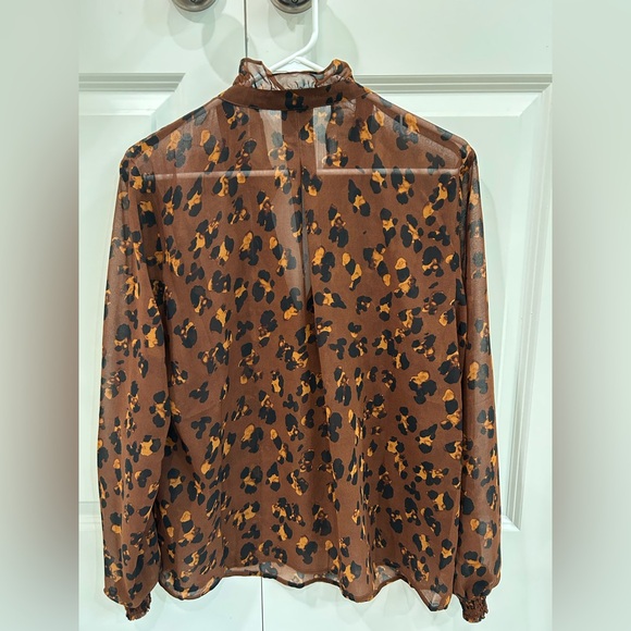 CAbi Animal Print Obsess Blouse - Picture 2 of 8